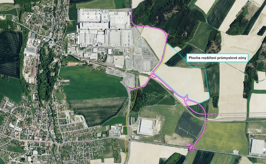 Průmyslová zóna Solnice-jih rozšíří nabídku pozemků