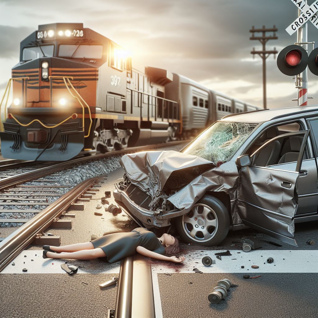 Srážka vlaku s autem: Řidička zemřela, 100 cestujících evakuováno