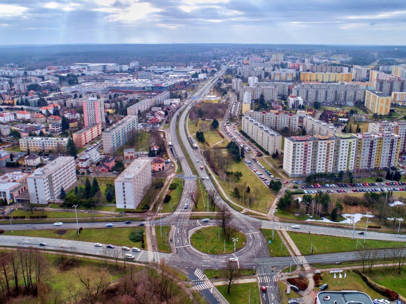 obrázek: Oprava okružní křižovatky Brněnská odstartuje 2. července, přípravné práce už začínají