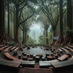 Lesní divadlo s otočným pódiem oživuje historickou tradici