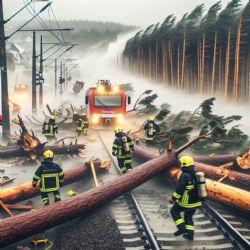 Silný vítr komplikoval dopravu v Česku