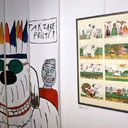 Maxipes Fík slaví padesátiny. Výstava v Havlíčkově Brodě představuje rodinu Šalamounových