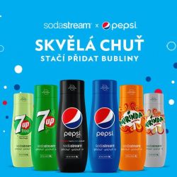 Nové příchutě do Vašeho SodaStream v e-shopu ELEKTRO EFEKT! 